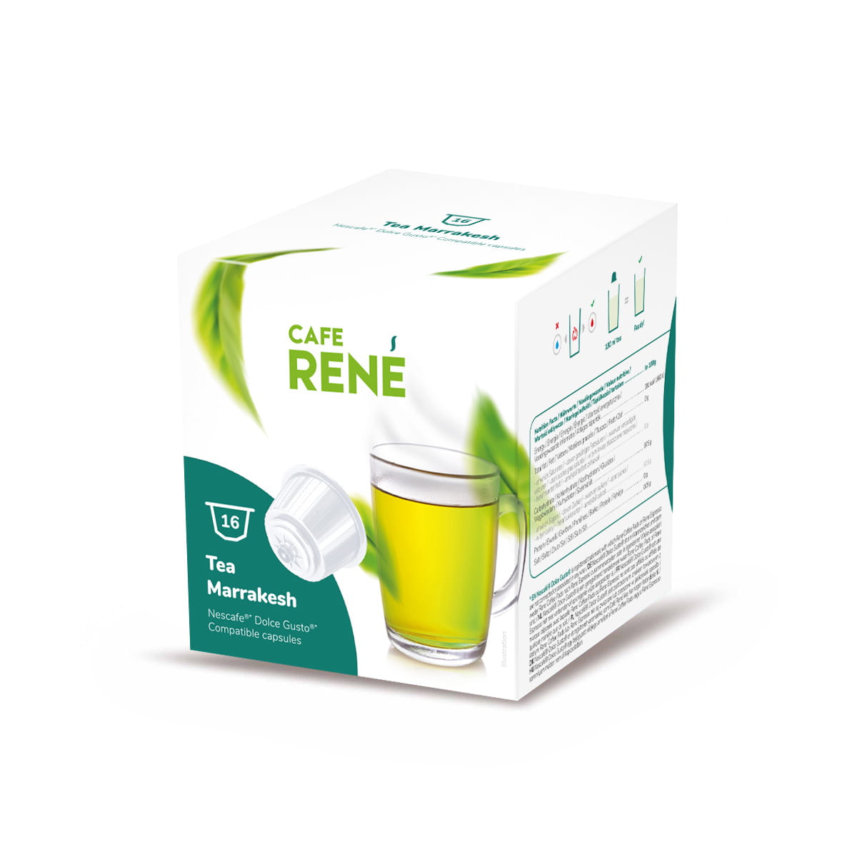 RENE Tea Marrakesh 16 kapszula Dolce Gusto®*-hoz