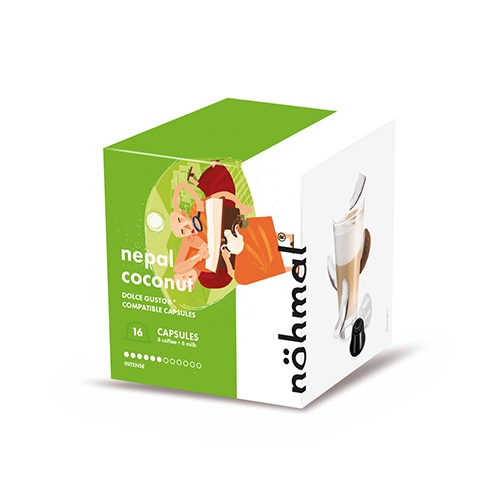 NÖHMAL Nepal Kókuszkávé 16 kapszula Dolce Gusto®-hoz*
