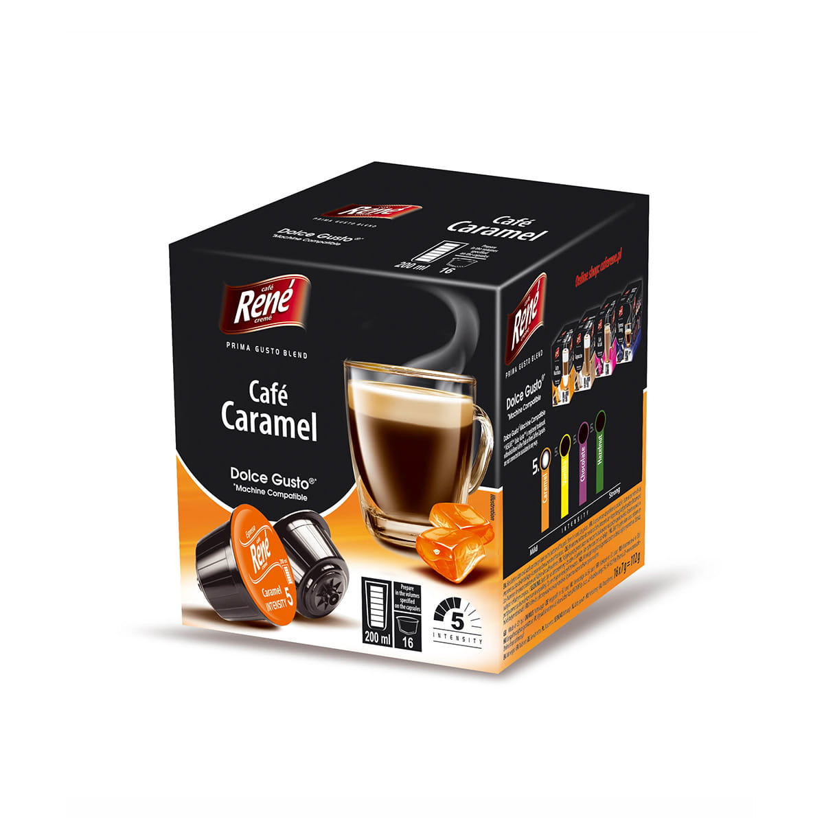 RENE Caramel kávé 16 kapszula Dolce Gusto®-hoz*