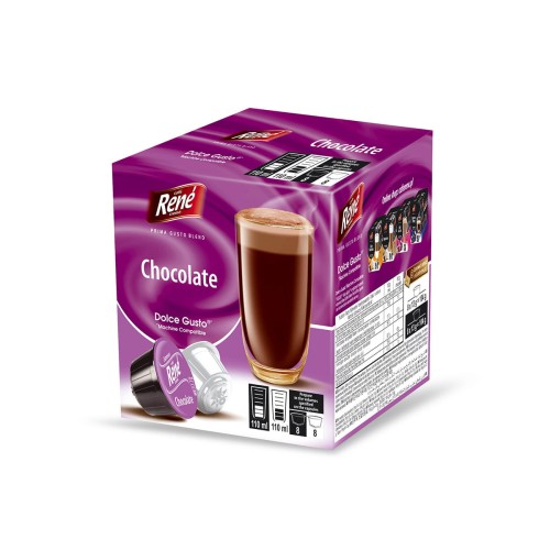 RENE csokoládé ital 16 kapszula Dolce Gusto®-hoz*