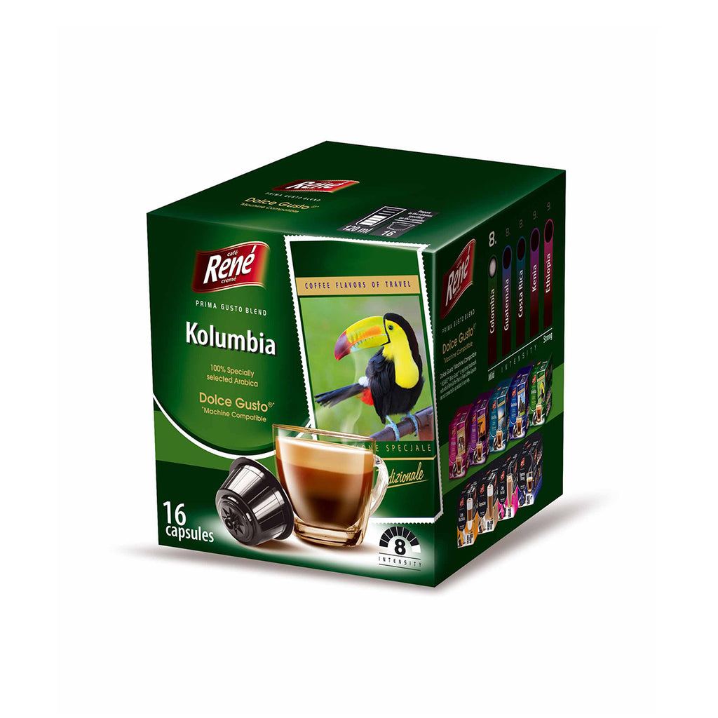 RENE Colombia kávé 16 kapszula Dolce Gusto®-hoz*