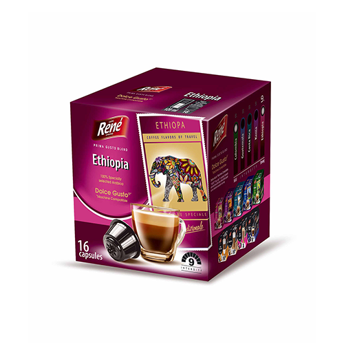 RENE Ethiopia kávé 16 kapszula Dolce Gusto®-hoz*