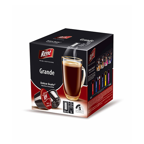 RENE Grande kávé 16 kapszula Dolce Gusto®-hoz*
