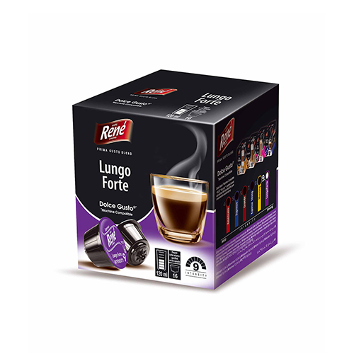 RENE Lungo Forte kávé 16 kapszula Dolce Gusto®-hoz*