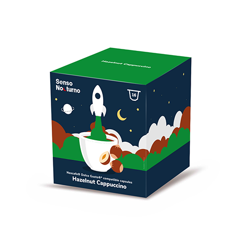 SENSO NOCTURNO Mogyorós Cappuccino kávé 16 kapszula Dolce Gusto®-hoz*
