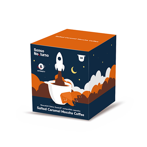 SENSO NOCTURNO Sós karamell mokkávé 16 kapszula Dolce Gusto®-hoz*