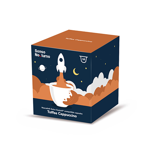 SENSO NOCTURNO Toffee cappuccino kávéital 16 kapszula Dolce Gusto®-hoz*