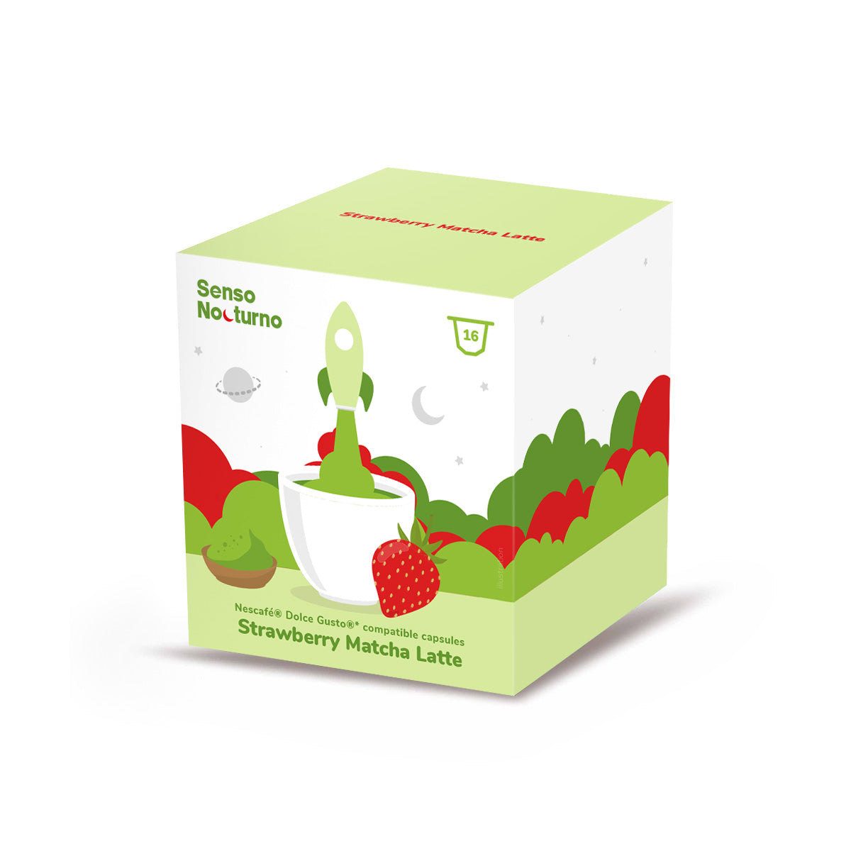 SENSO NOCTURNO Matcha Latte Strawberry